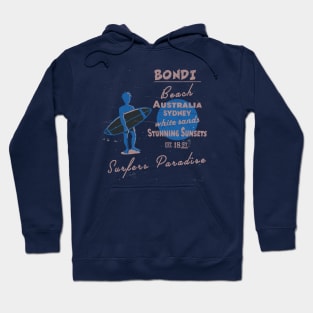 Bondi Beach Australia Vintage Hoodie